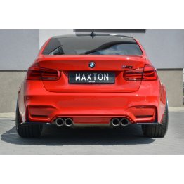 Накладки сплиттеры боковые на задний бампер на BMW M3 F80